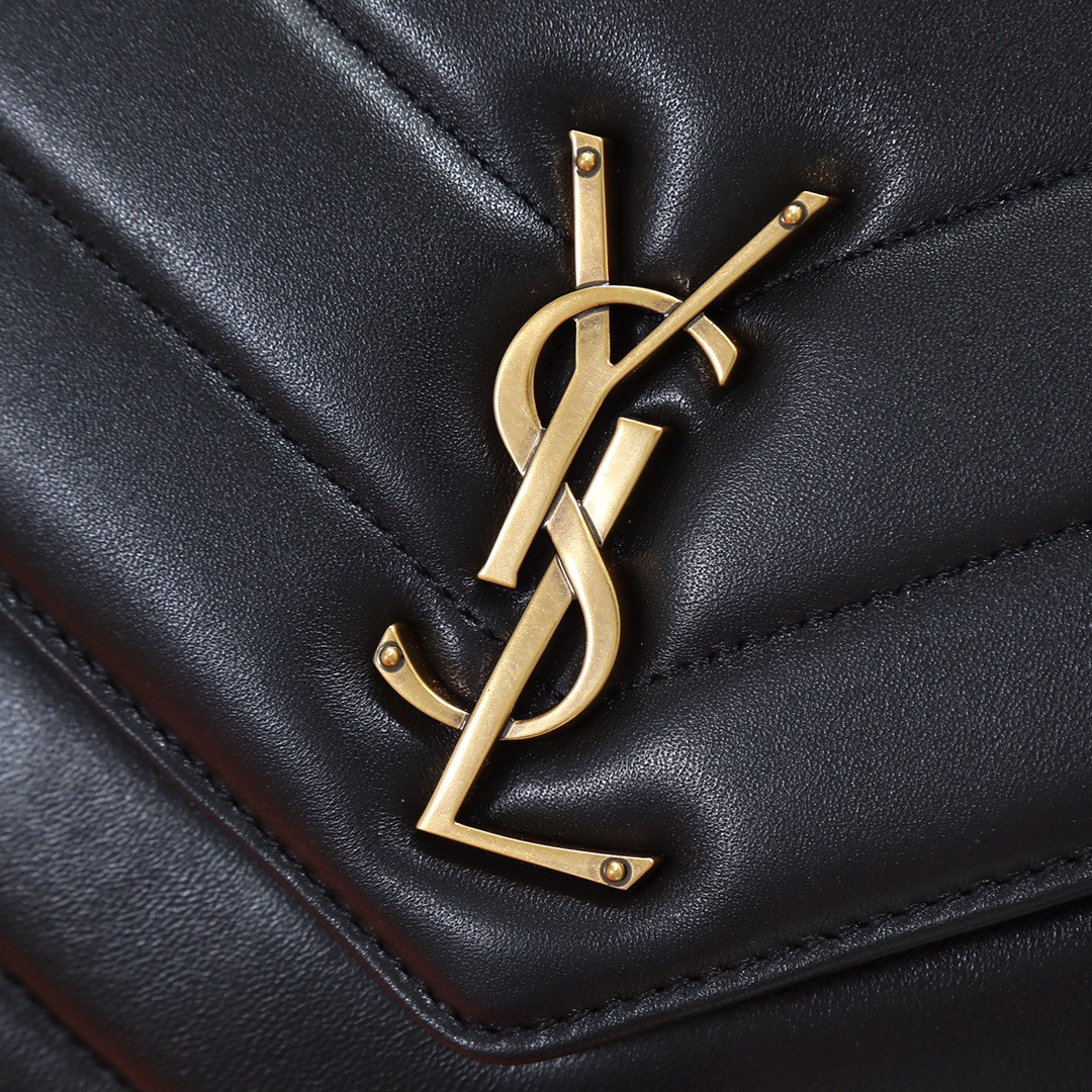 YSL LOULOU medium in MATELASSÉ lambskin 29x17x8cm
