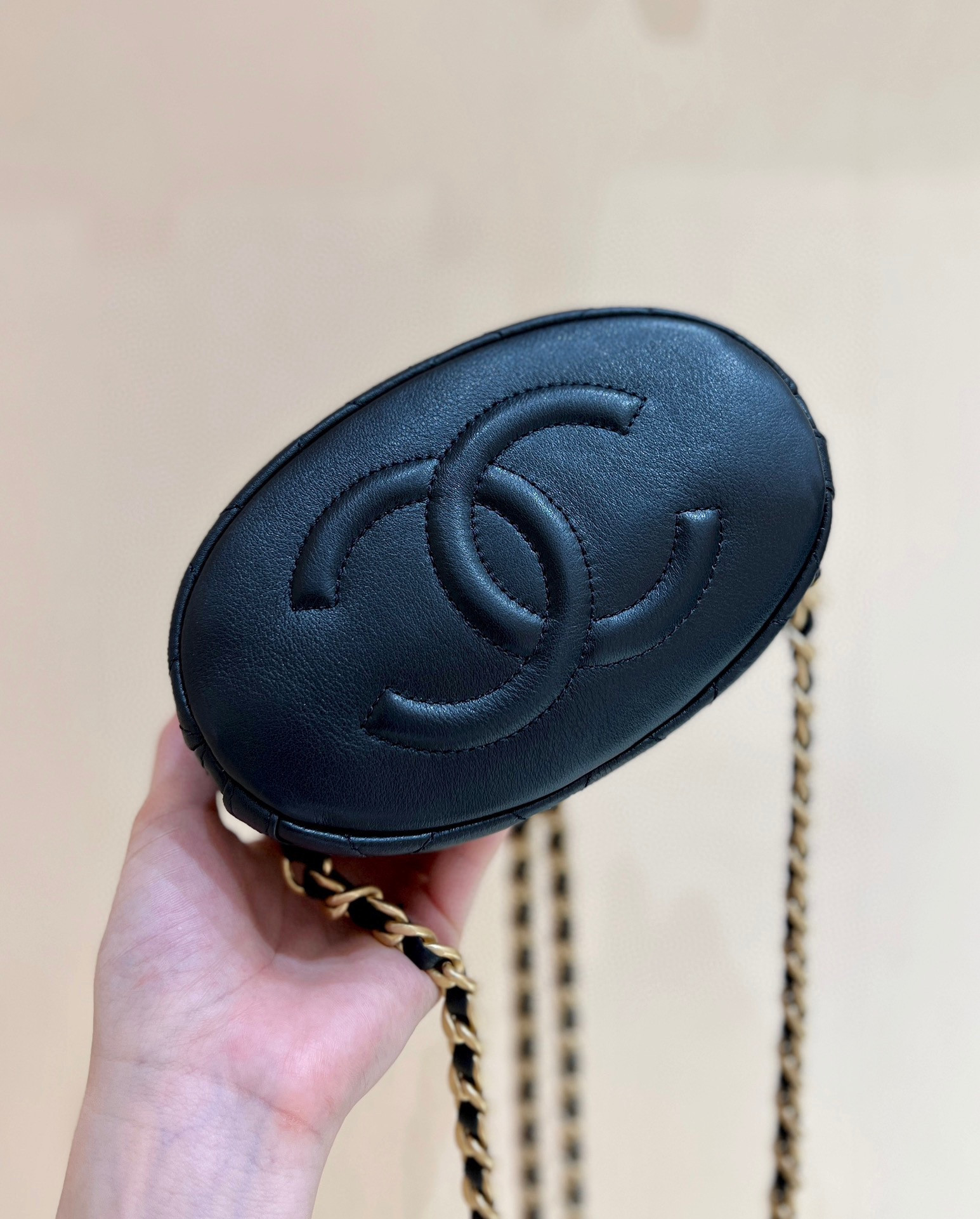 Chanel backpack 16.5x17x12cm