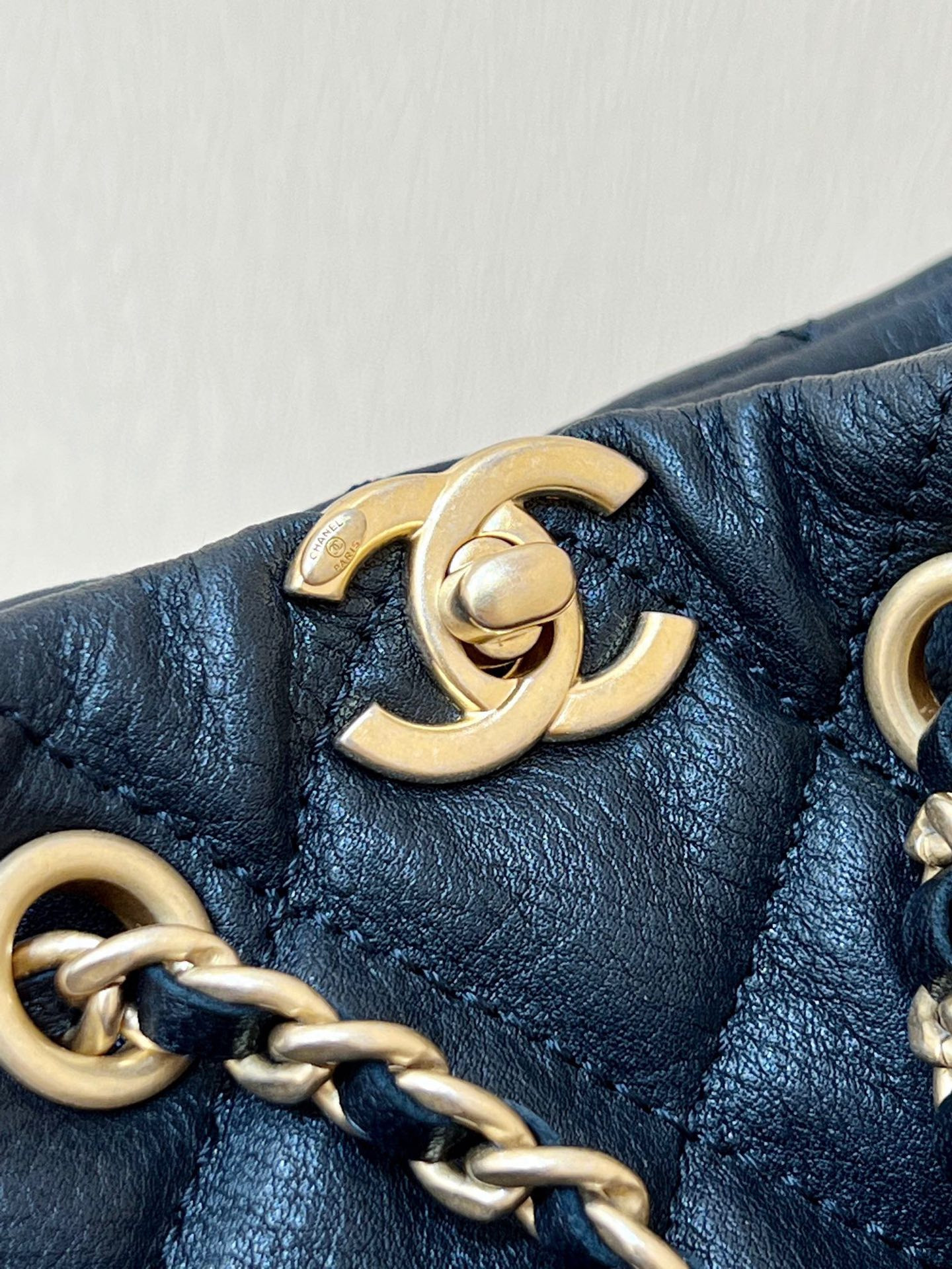 Chanel backpack 16.5x17x12cm