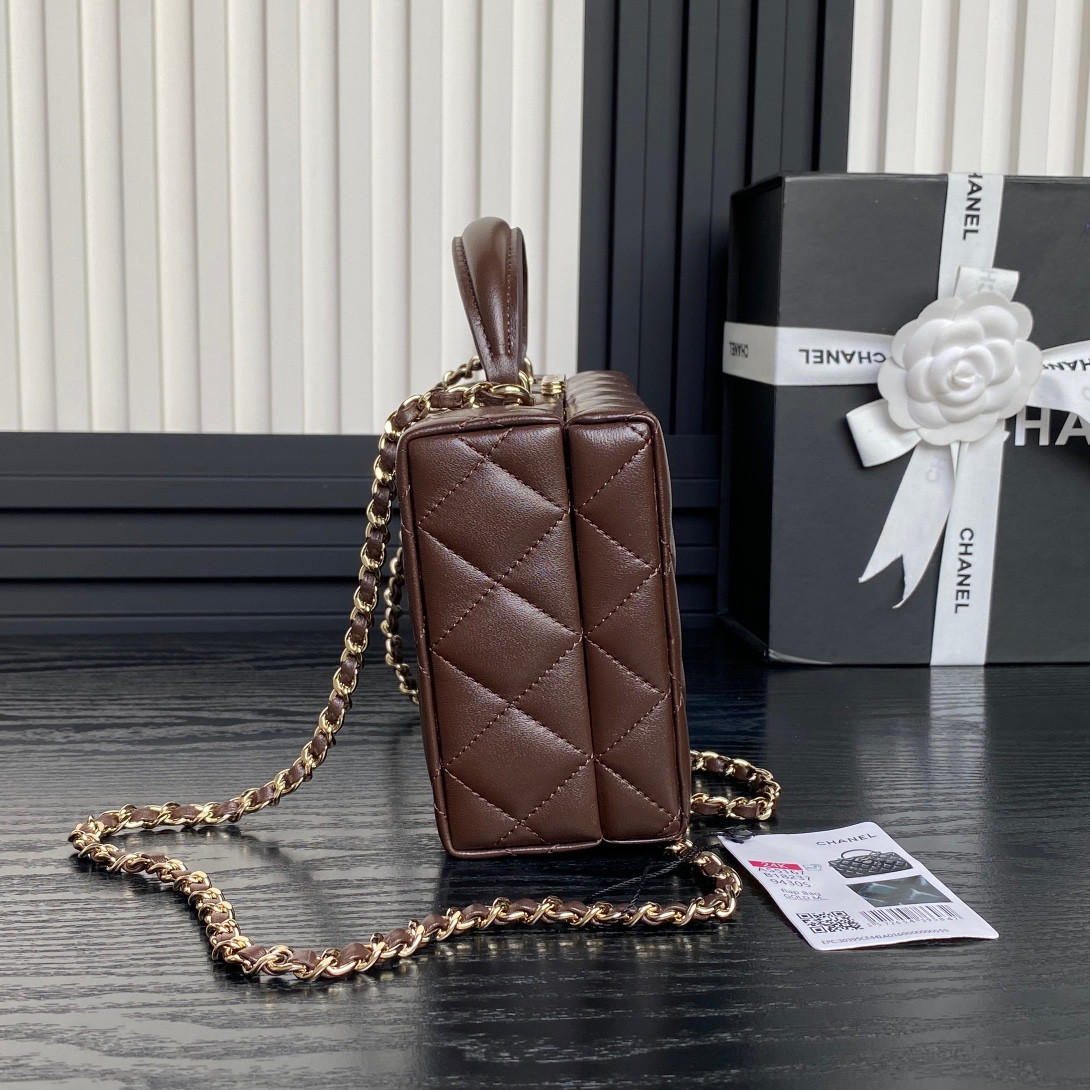 Chanel Small Box Bag 12.5x18x6.5cm