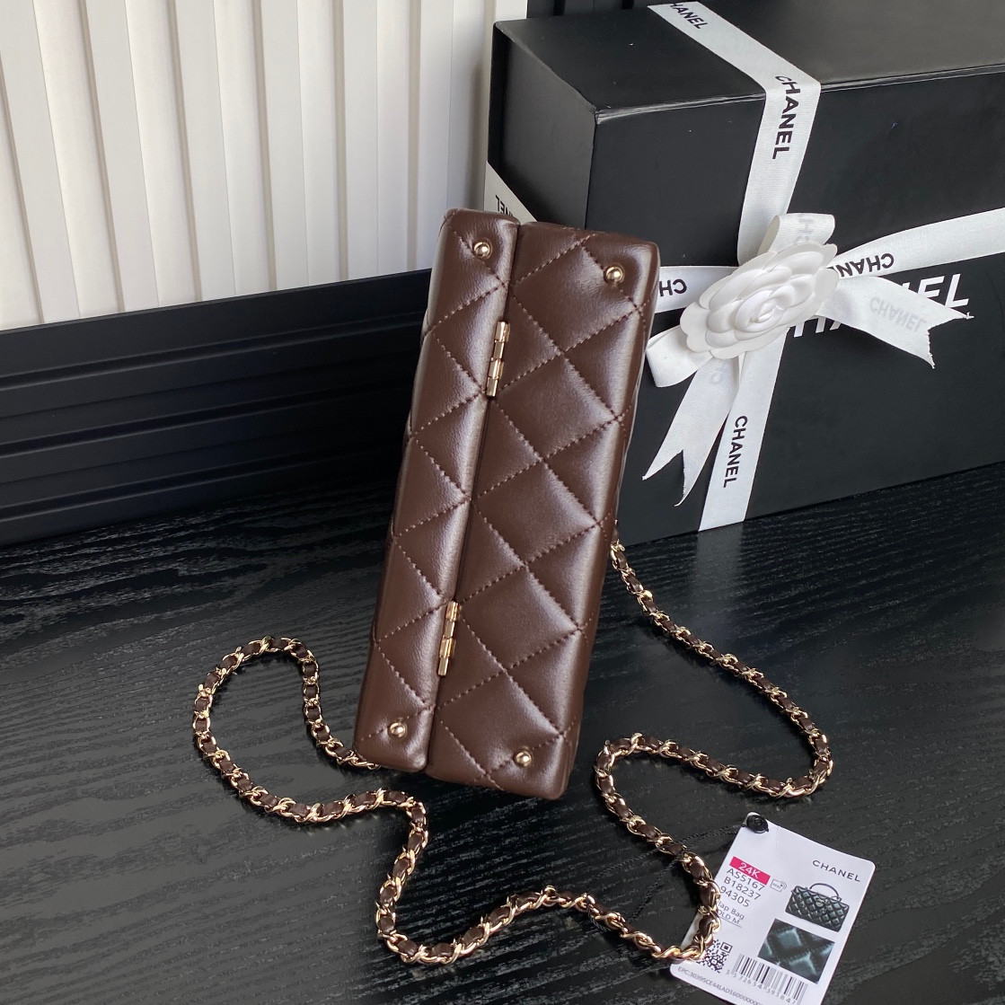 Chanel Small Box Bag 12.5x18x6.5cm