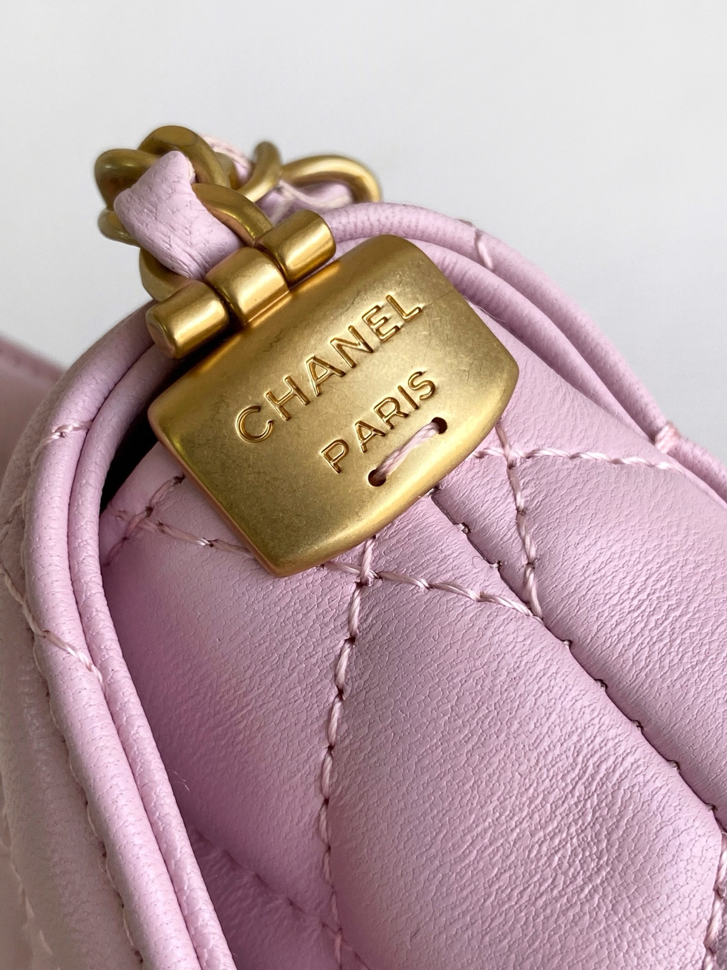 Chanel Small Top Handle Flap Bag AS5355 11.5 x 22 x 6cm