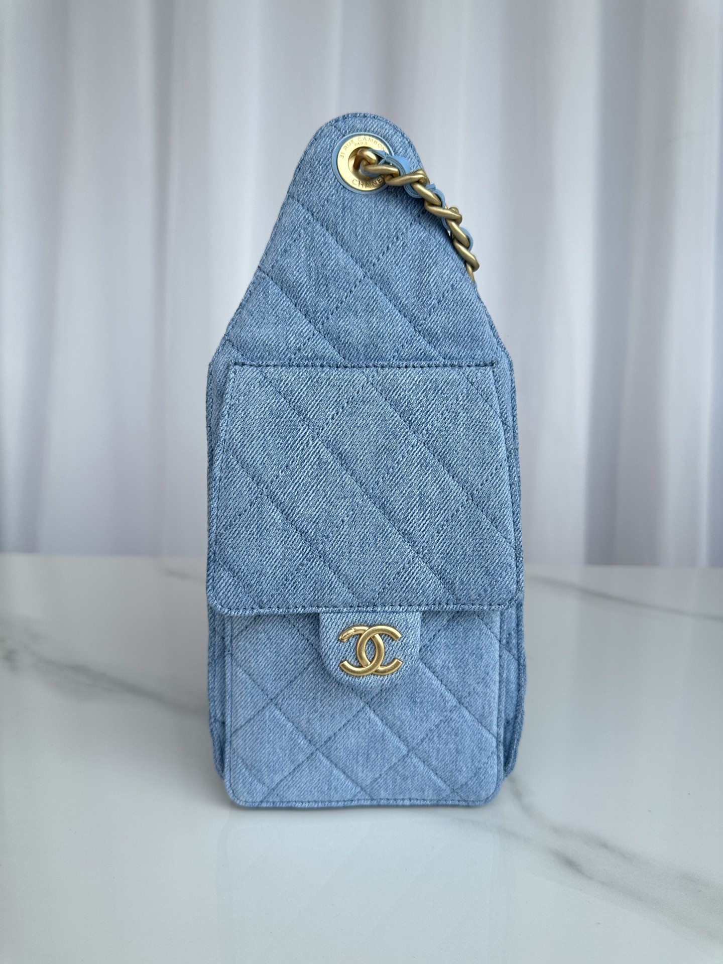 CHANEL 25 small Bucket Hobo handbag AS5293 30x26x14cm