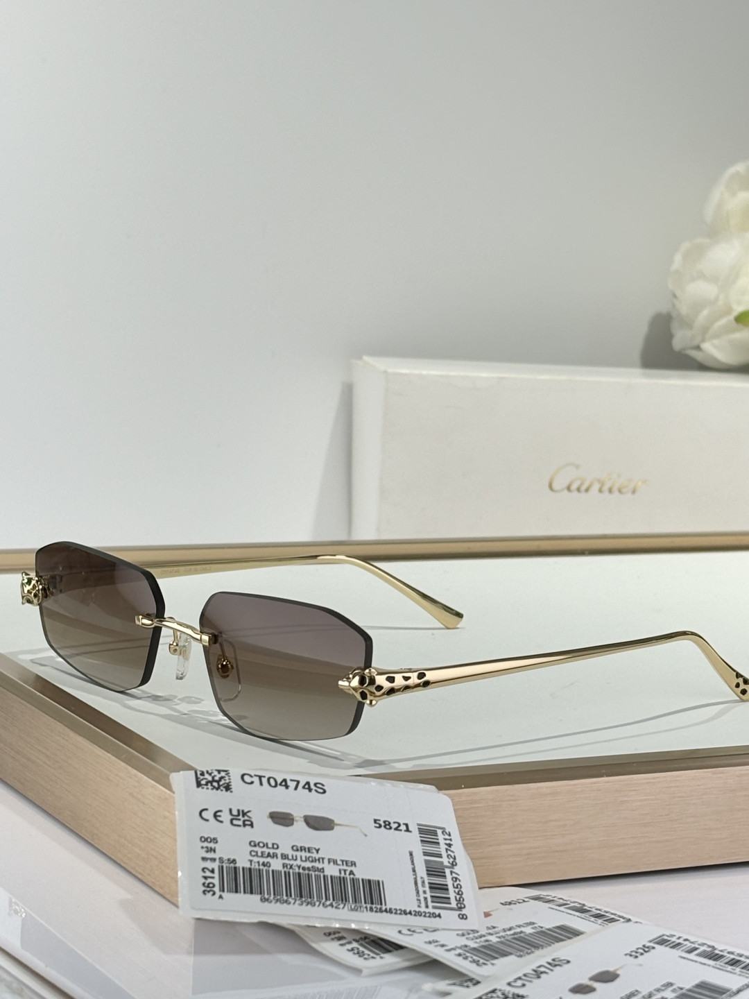 Cartier Glasses CT0474S 56-18-145