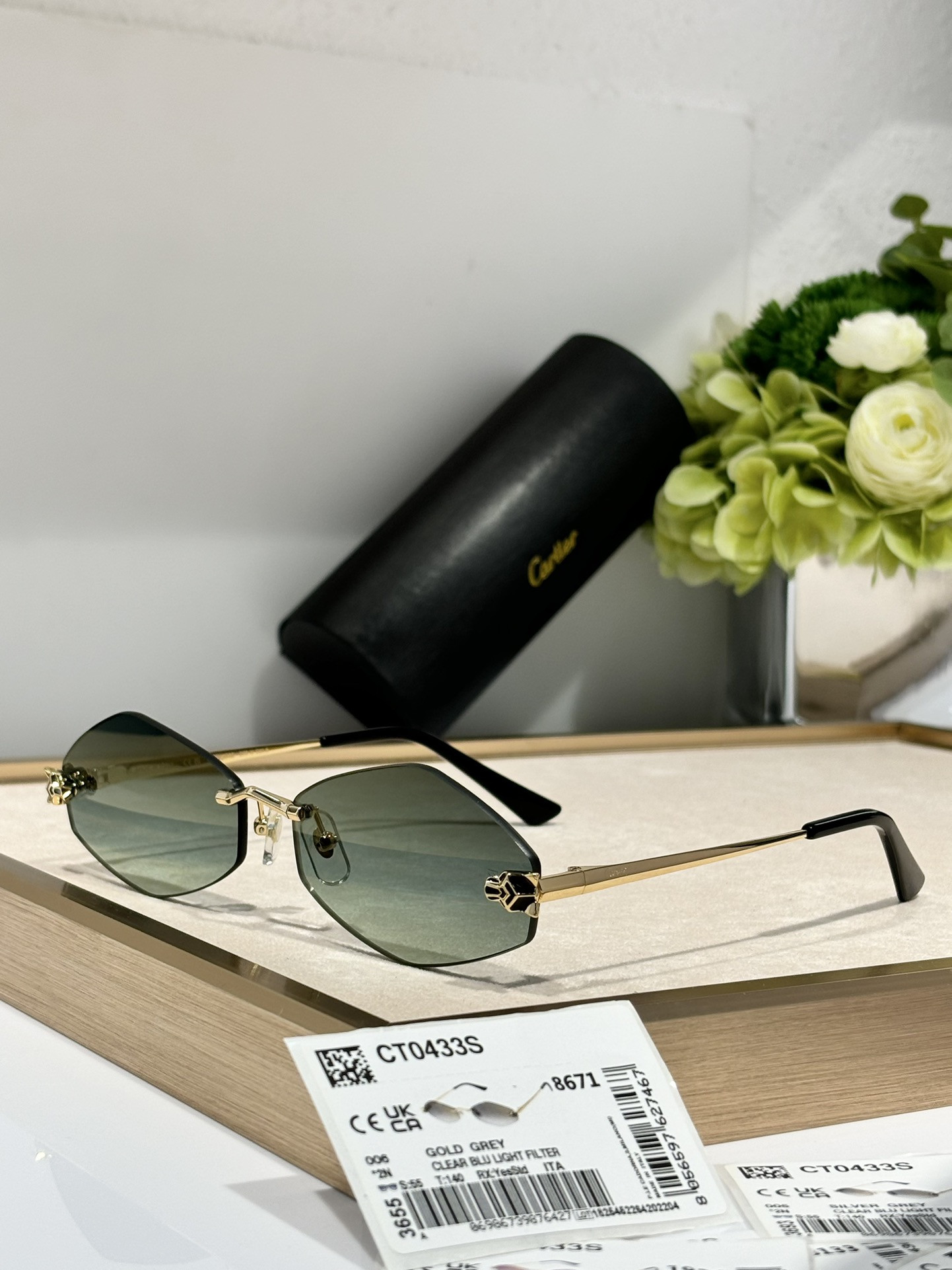 Cartier Glasses CT0433S 55-22-140