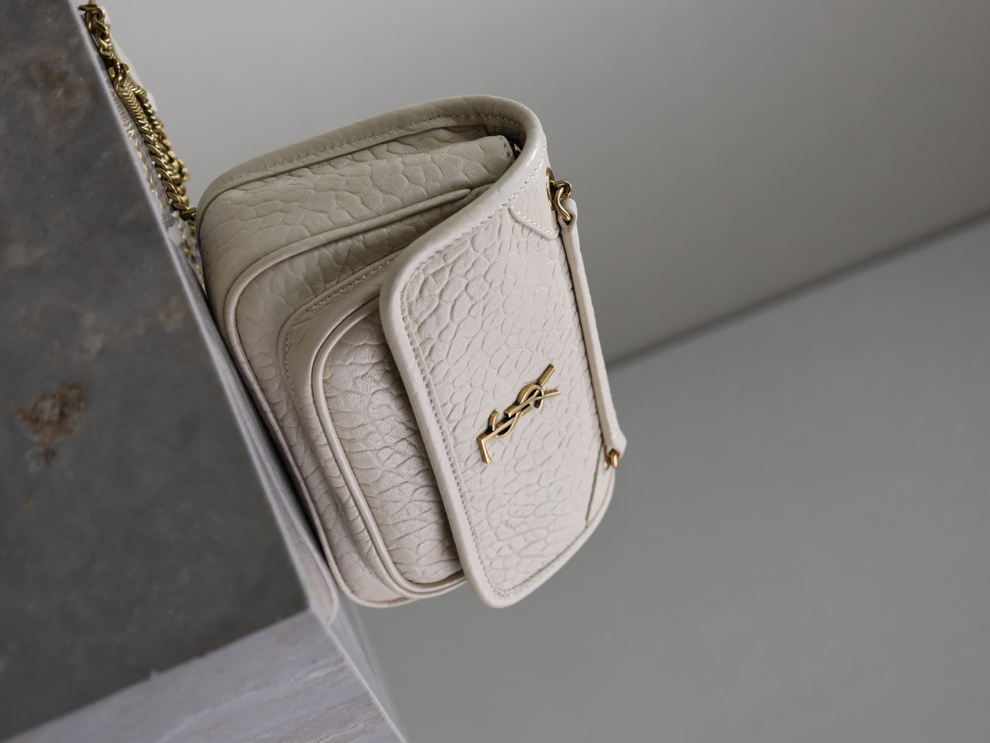 YSL Niki Mini in grained lambskin 828736 12.5x18x5cm