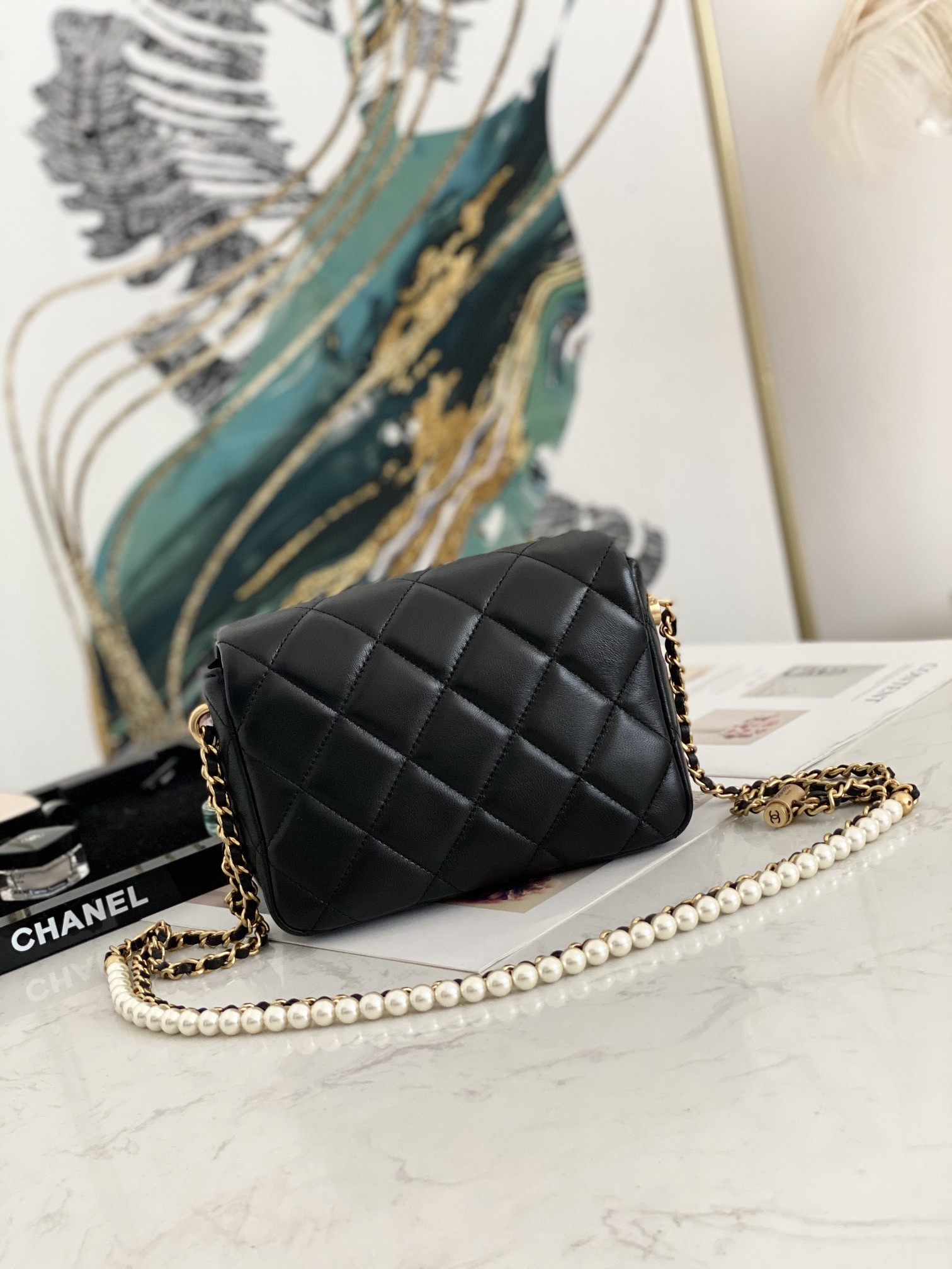 Chanel Flap CF21K 19.5x13.5x6cm AS2855