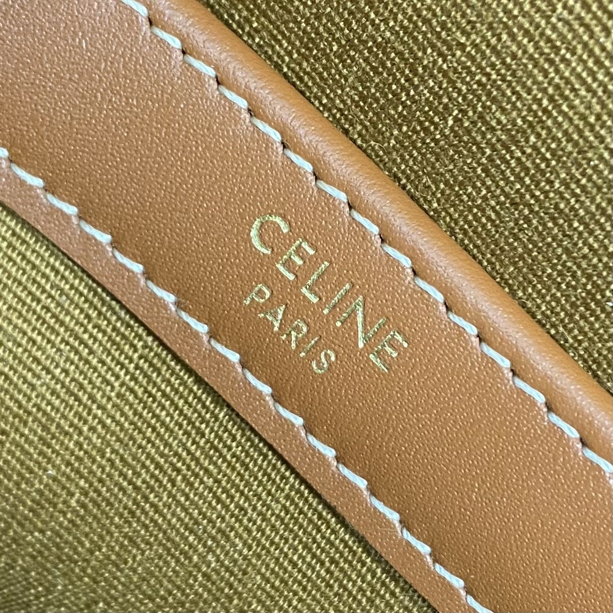 Celine Small Bowling in Triomphe canvas and calfskin 25x17x10cm