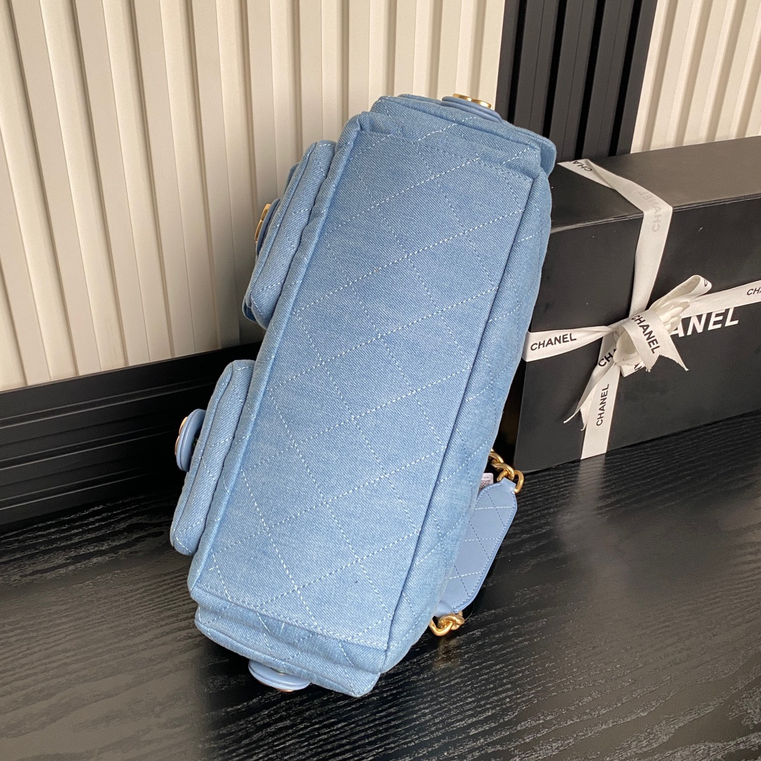 Chanel 25c Maxi Hobo Bag 27×35×18cm