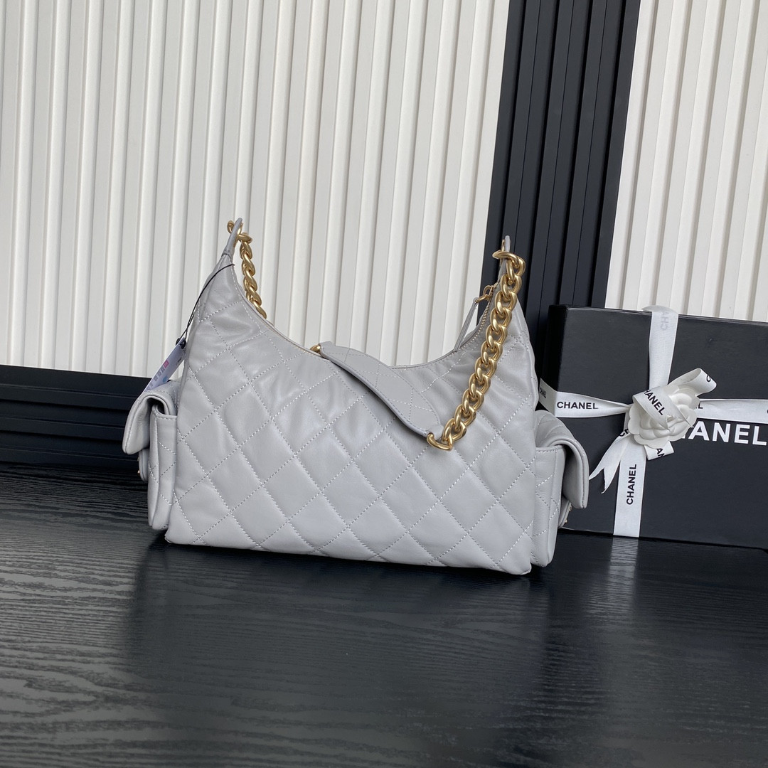 Chanel 25c Maxi Hobo Bag 27×35×18cm