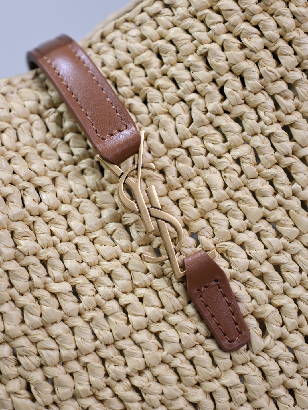 YSL LE 37 mini (raffia) 15x13x6cm