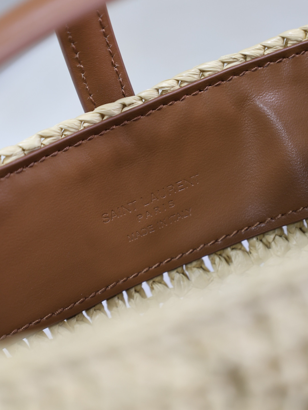 YSL LE 37 mini (raffia) 15x13x6cm