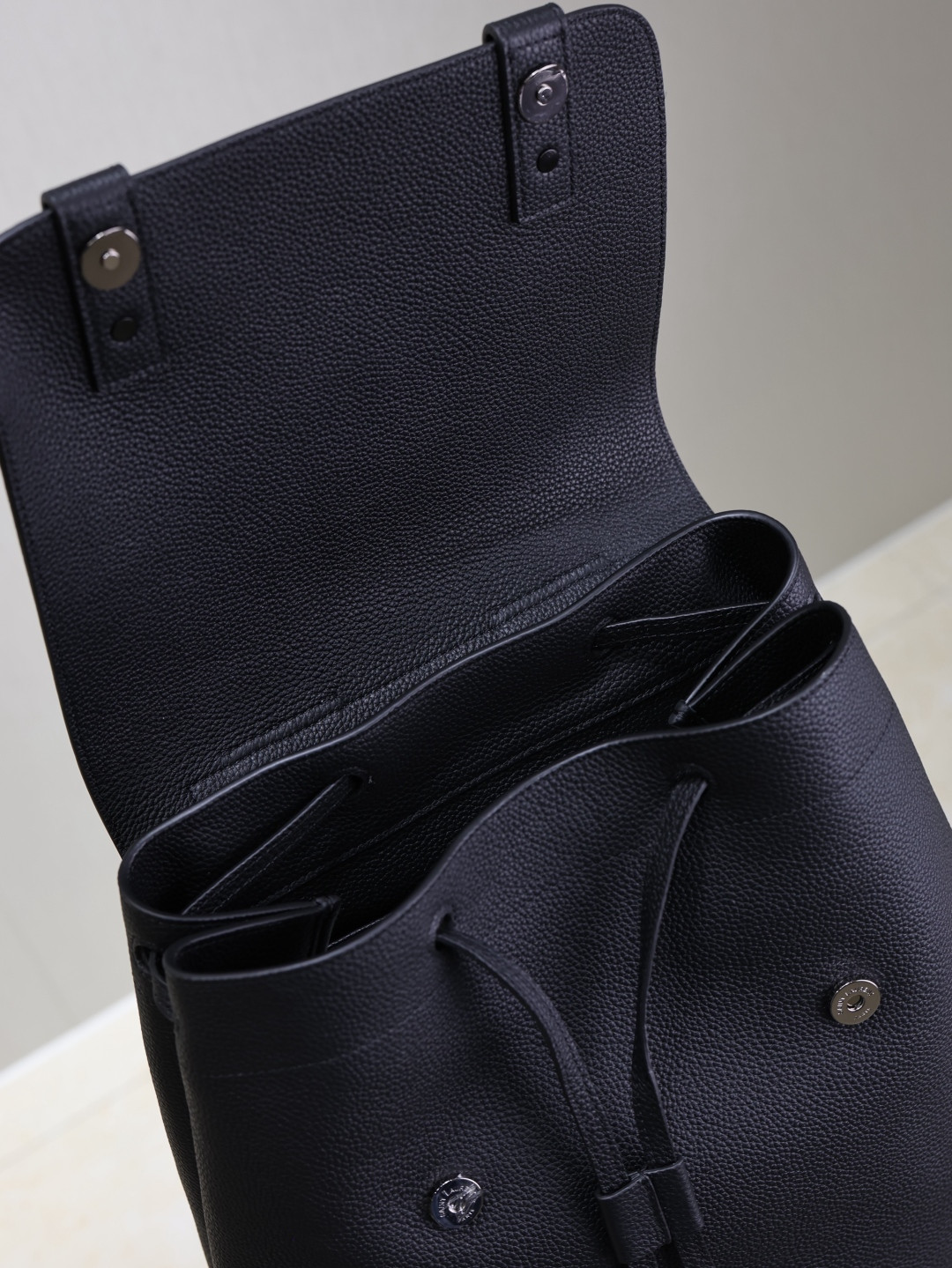 YSL sac de jour backpack in grained leather 29 x 37.5 x 14 cm