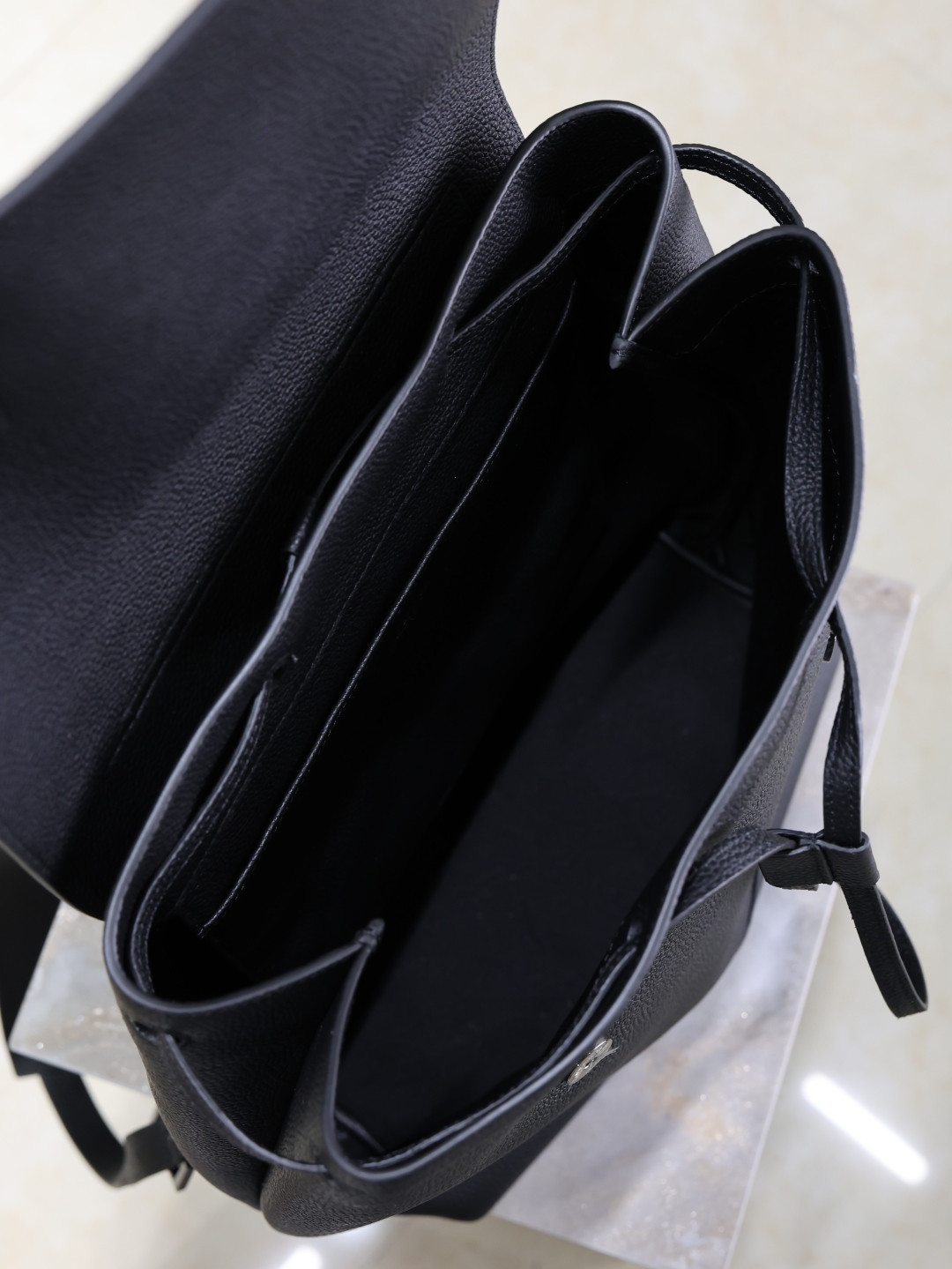 YSL sac de jour backpack in grained leather 29 x 37.5 x 14 cm