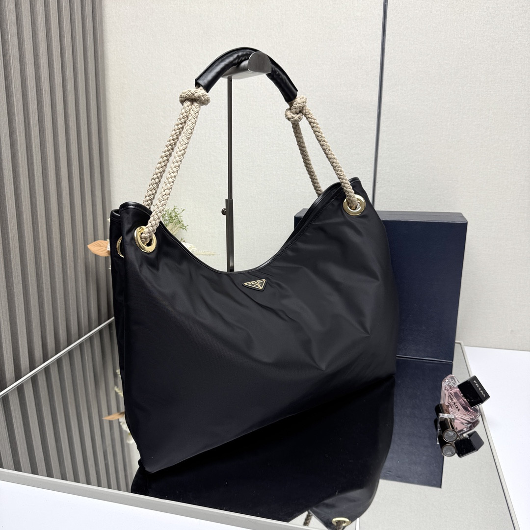 Prada Mariner Large Re-Nylon Shoulder Bag 48x39x14cm