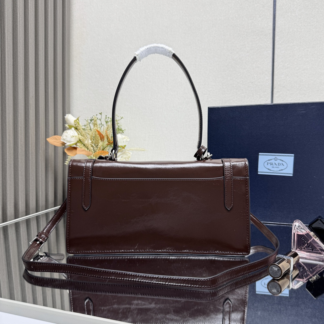 Prada Medium Leather Handbag 32x16.5x10cm