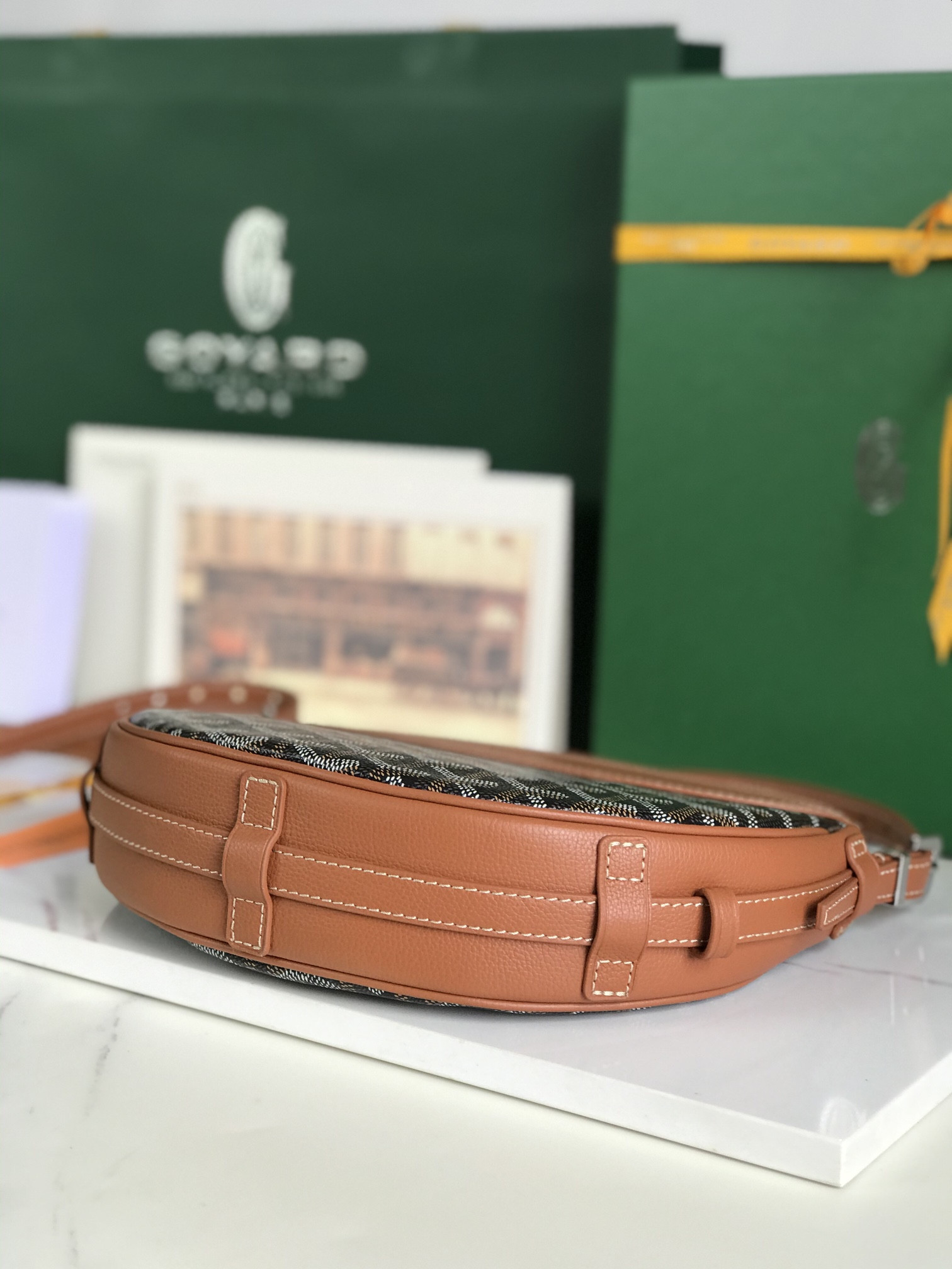 Goyard Hirondelle Bag 25x6x17cm