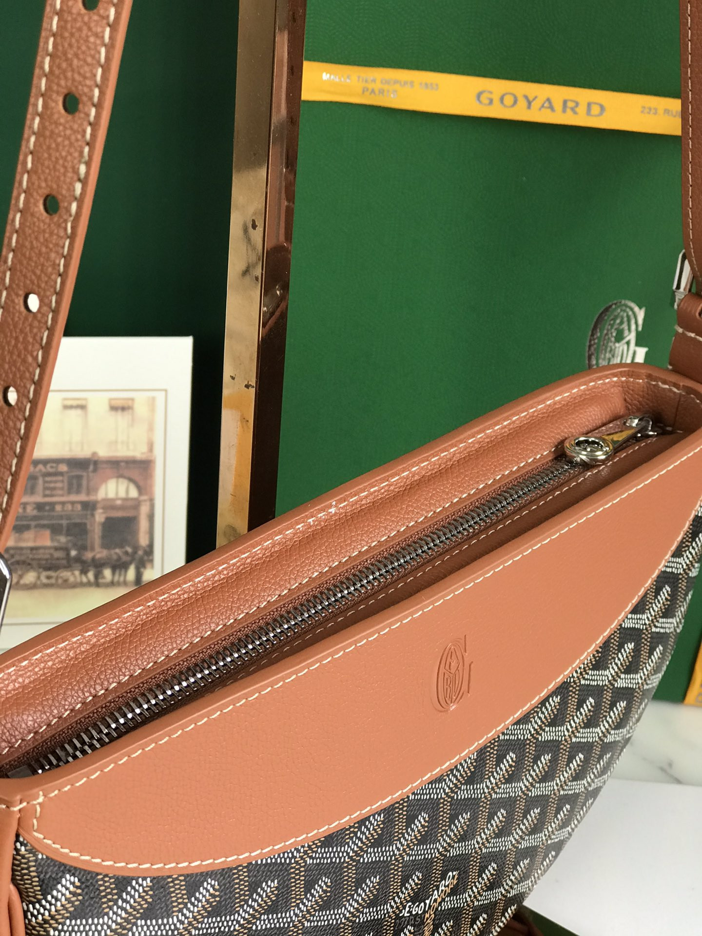 Goyard Hirondelle Bag 25x6x17cm