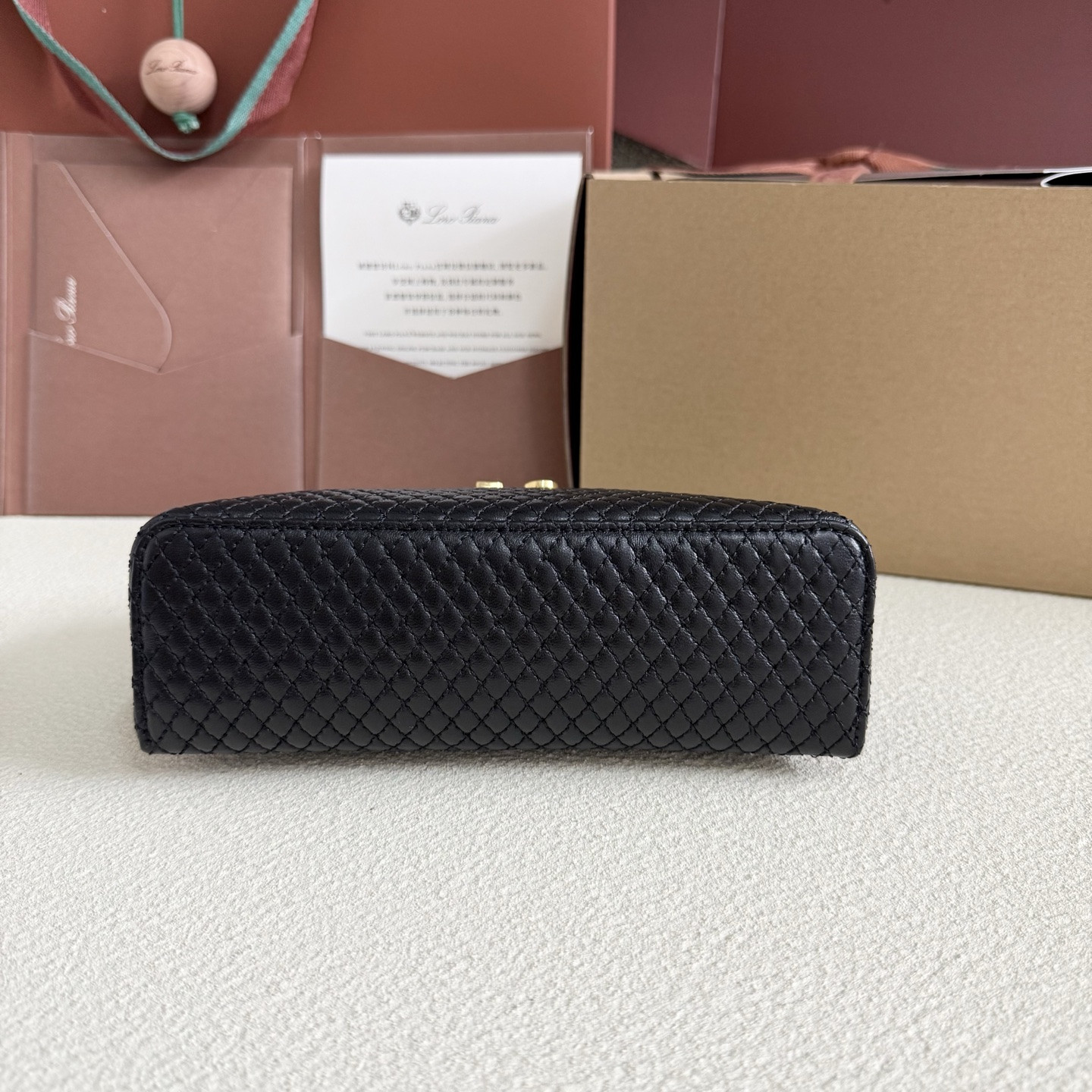 Loro Piana Extra Pocket L19 Lambskin 19x11.5x7cm