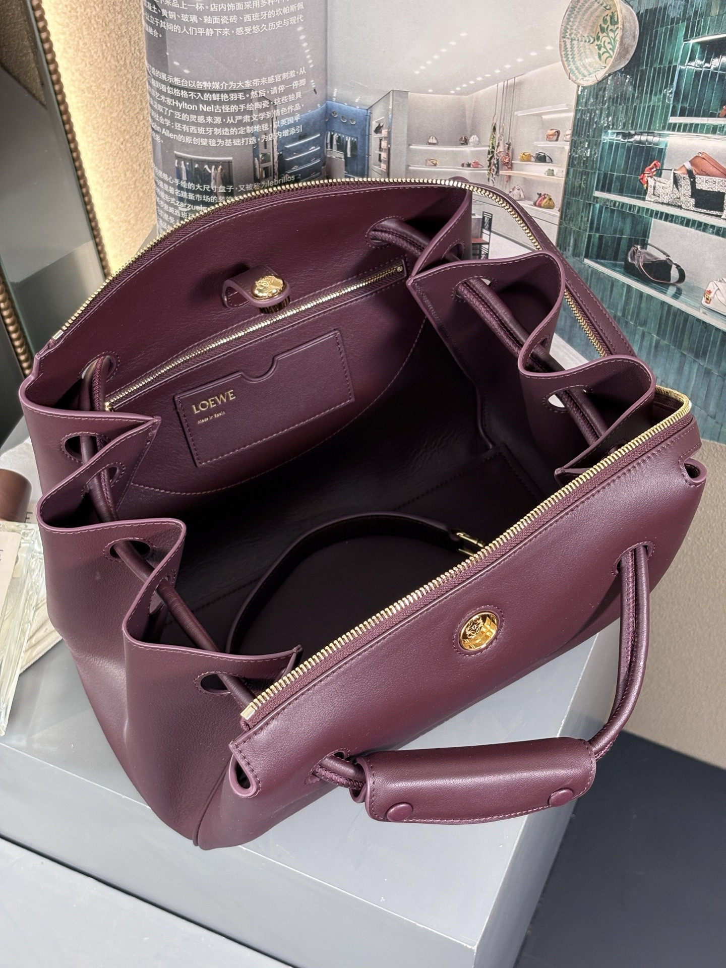 Loewe Medium Madrid bag in supple calfskin 28.5x11x23cm