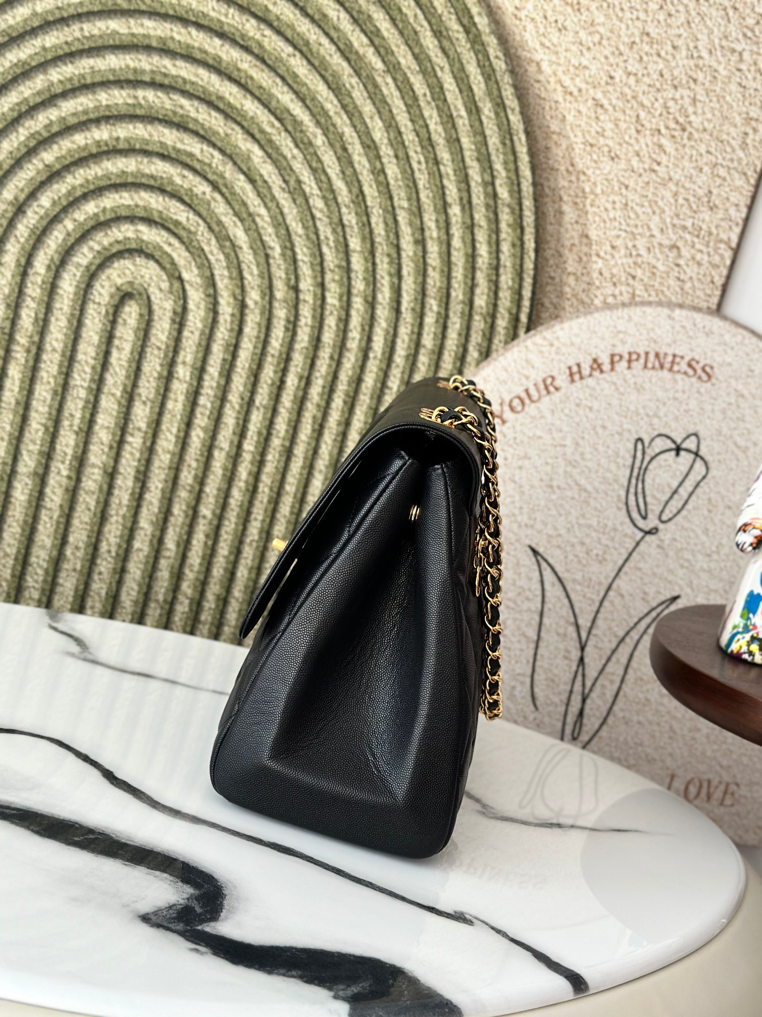 Chanel shoulder chain bag 33x11x23cm