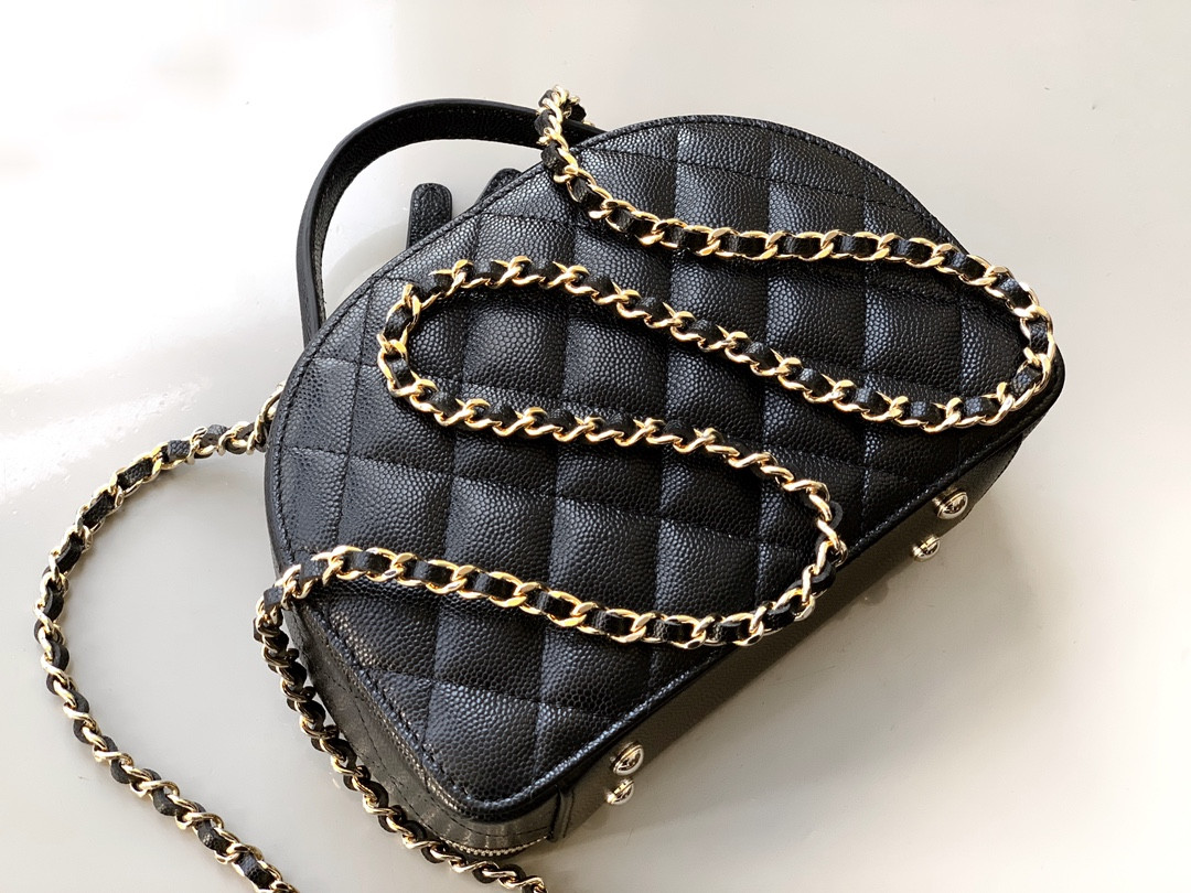 Chanel Bowling Bag 18.5x13x7cm