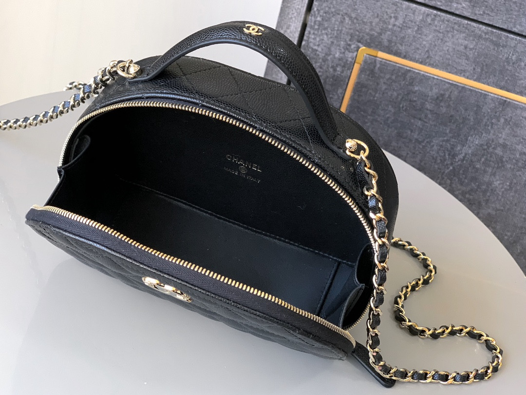 Chanel Bowling Bag 18.5x13x7cm