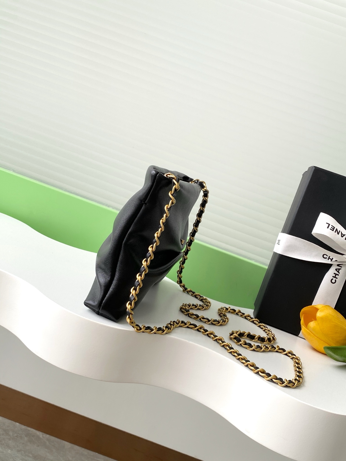 Chanel Clutch with Chain 14x24x5cm