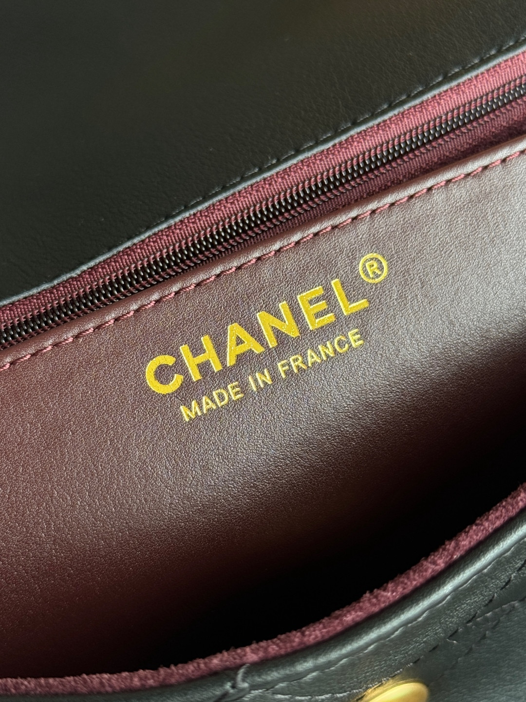 Chanel Large Flap Bag with Top Handle Calfskin 20.5x28x9.5cm