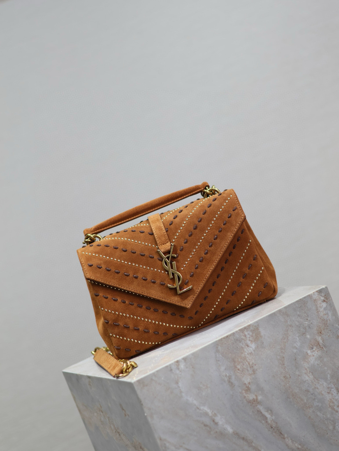 YSL Monogram COLLEGE MEDIUM BAG 24x17x6cm