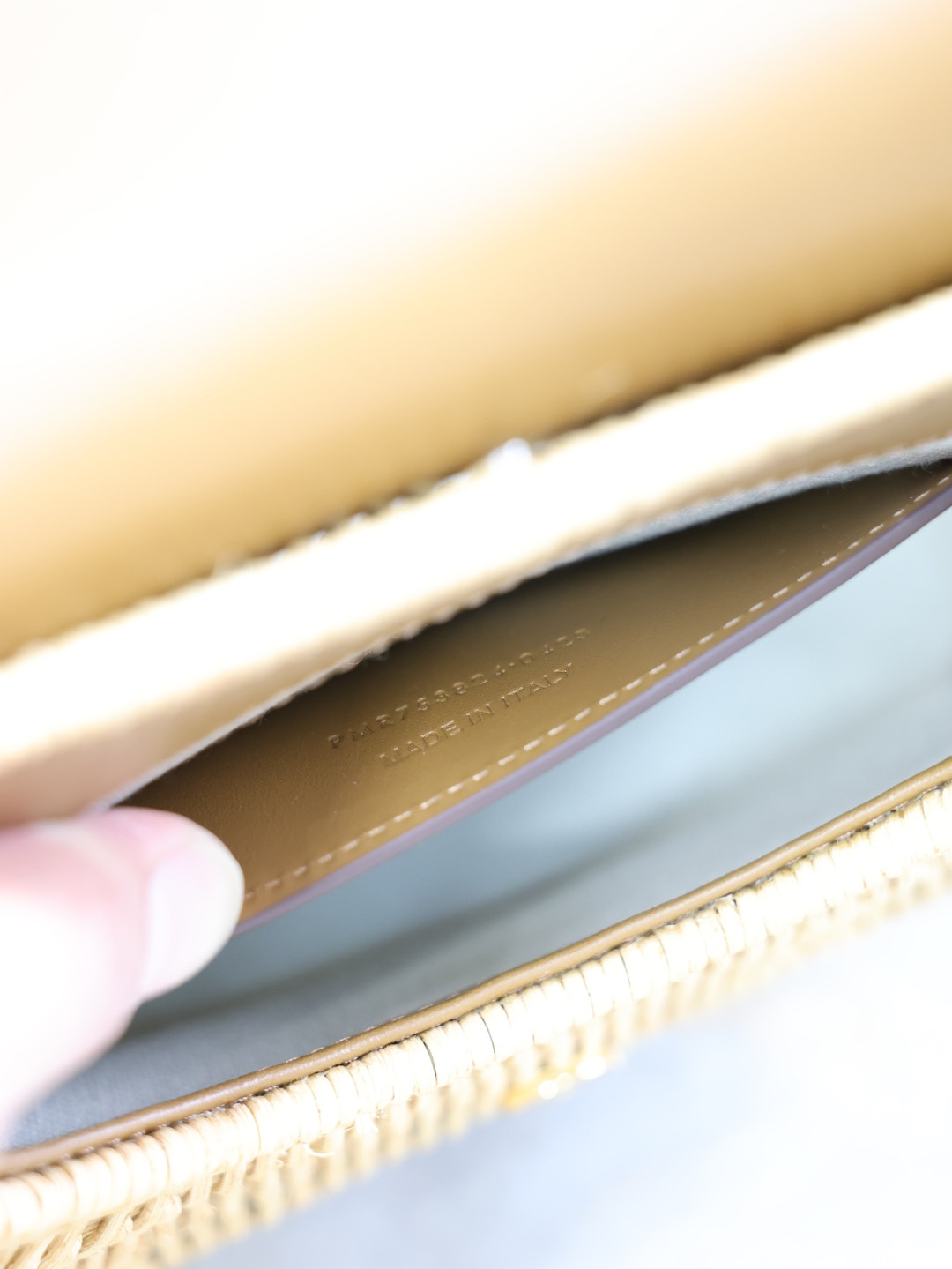 YSL Mini VOLTAIRE top handle bag in osier 20x22x7.5cm