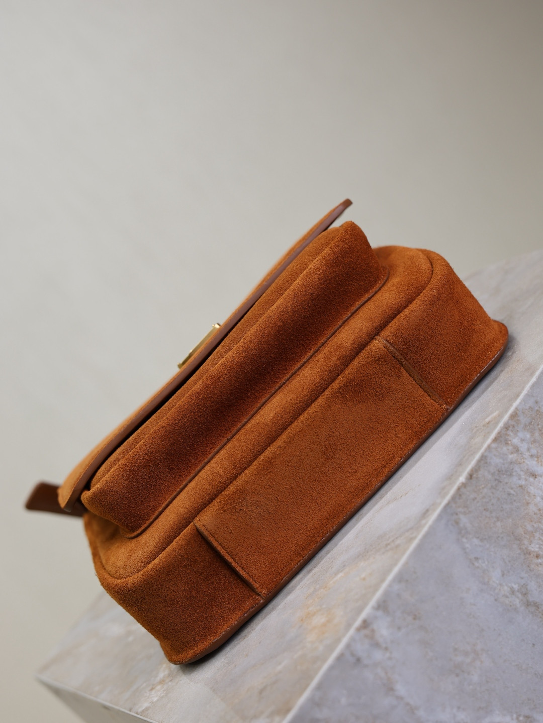 YSL NIKI satchel in suede 21.5x16x9cm