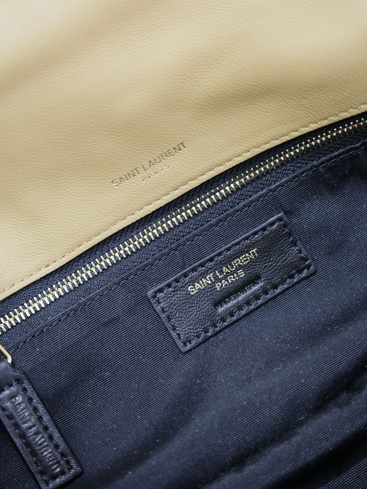 YSL CALYPSO small in plunged lambskin 26x14x7cm