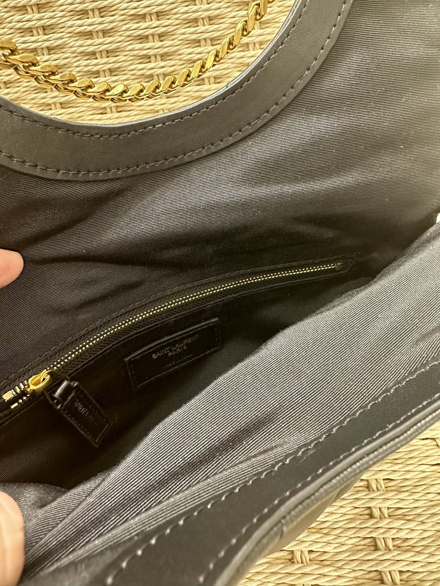 YSL 87 in quilted lambskin 26x13x5cm