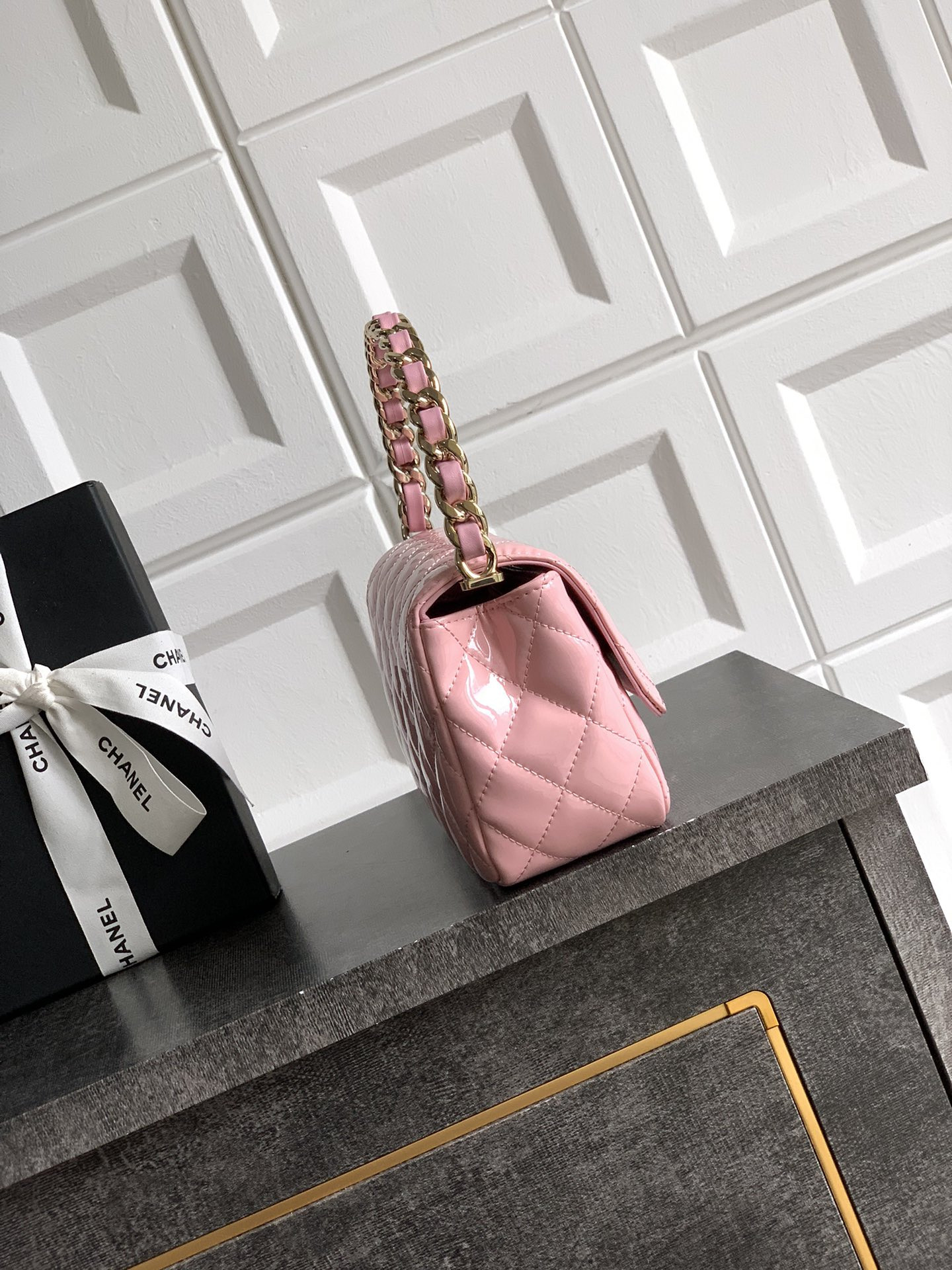 Chanel 25P Flap Handheld Evening Bag 10.5x18.5x8cm