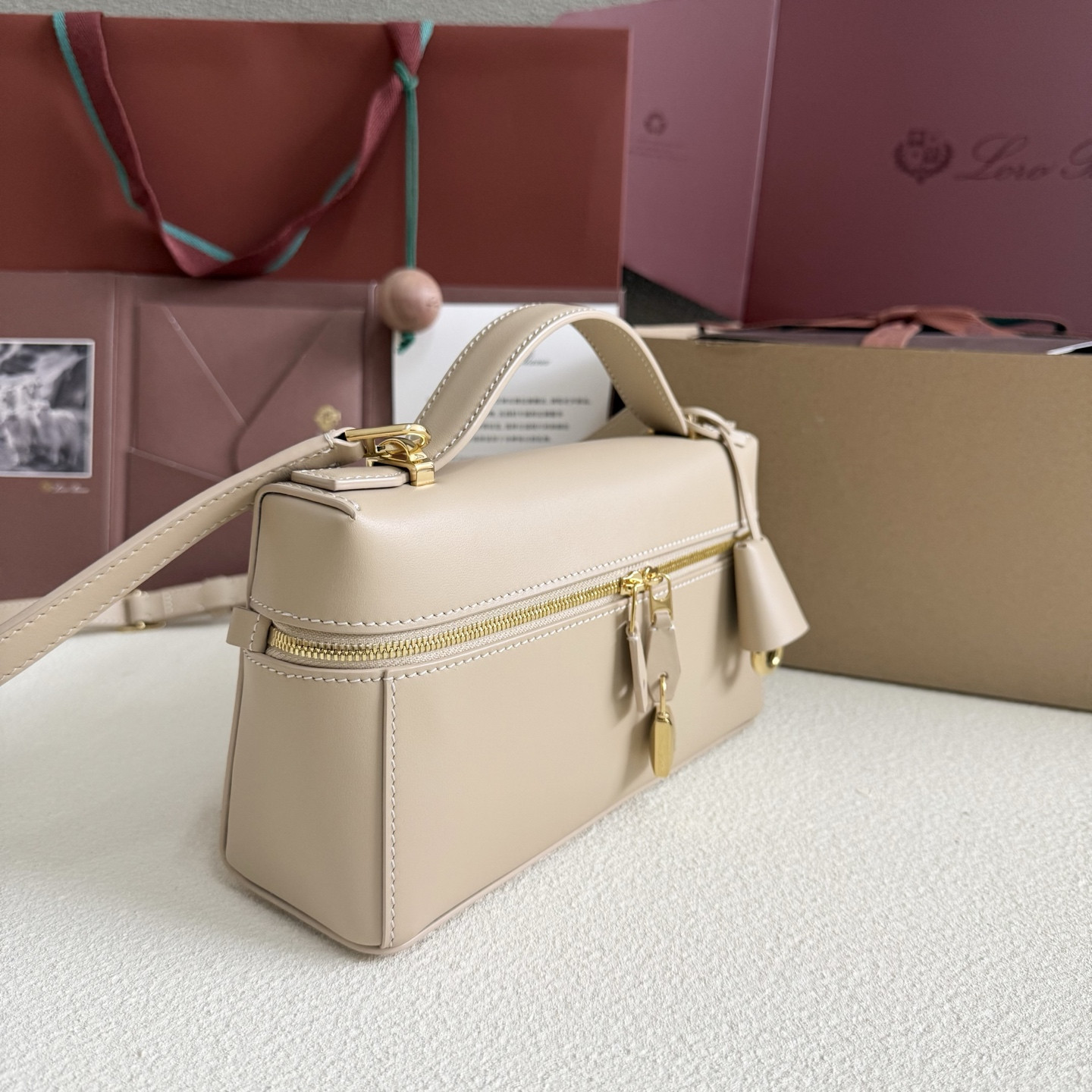 Loro Piana Extra Bag L23 23x12x7cm