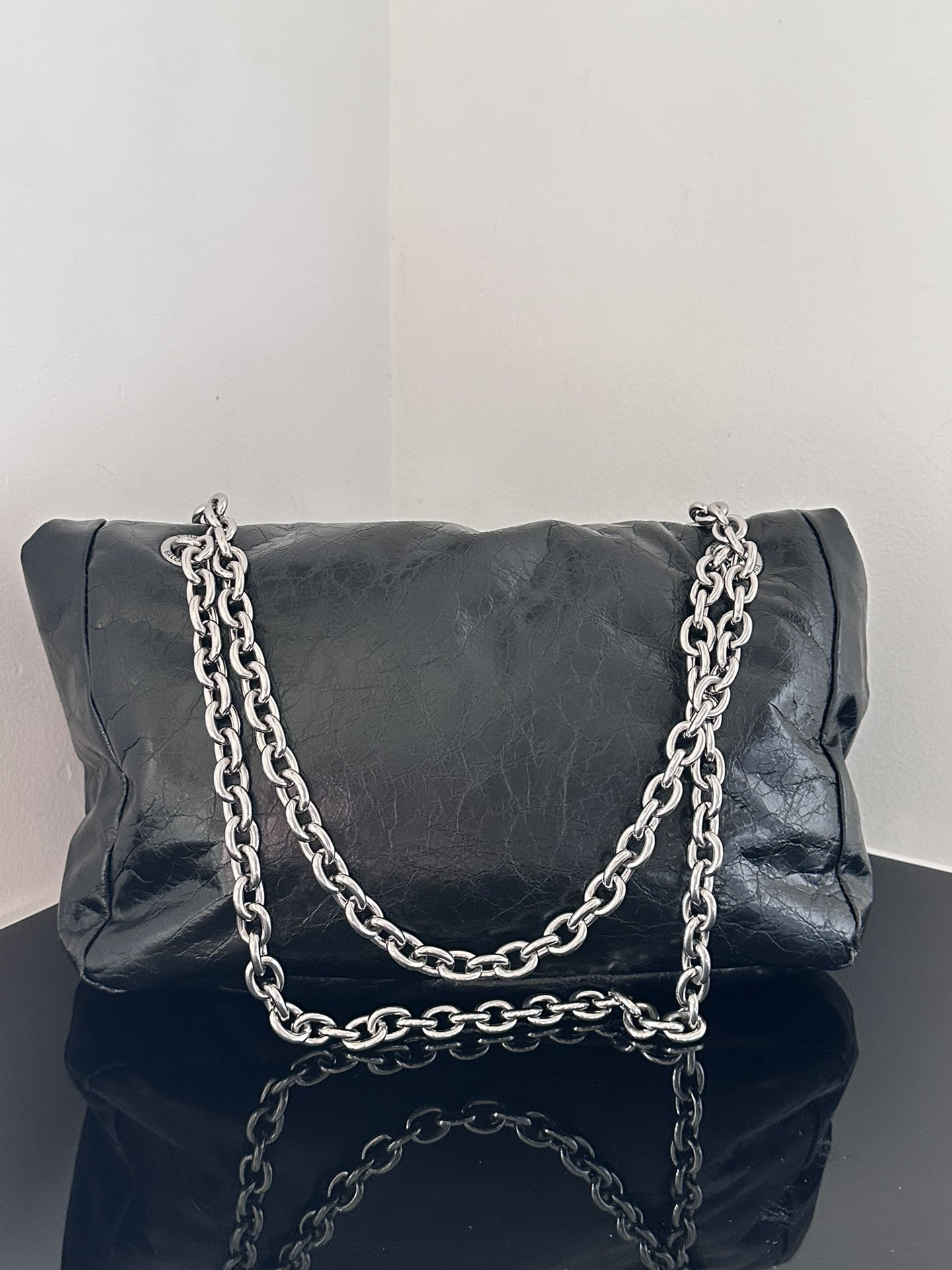 Balenciaga Monaco Chain Bag Small 27.9x18x9.9cm