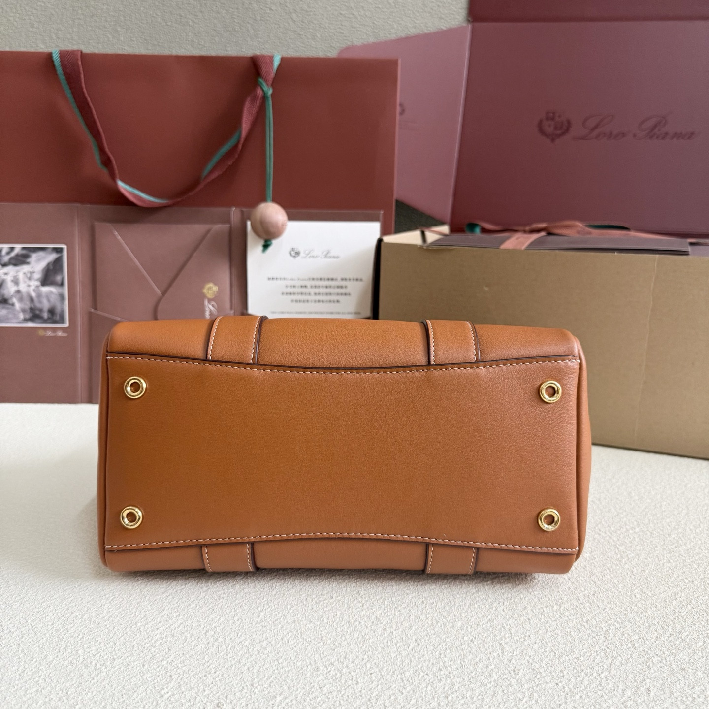 Loro Piana Loom L25 Calfskin 25x18x12.5cm