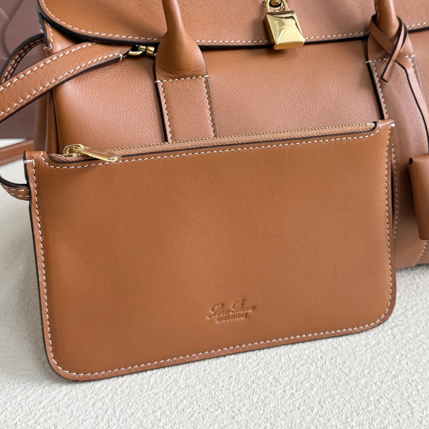 Loro Piana Loom L25 Calfskin 25x18x12.5cm