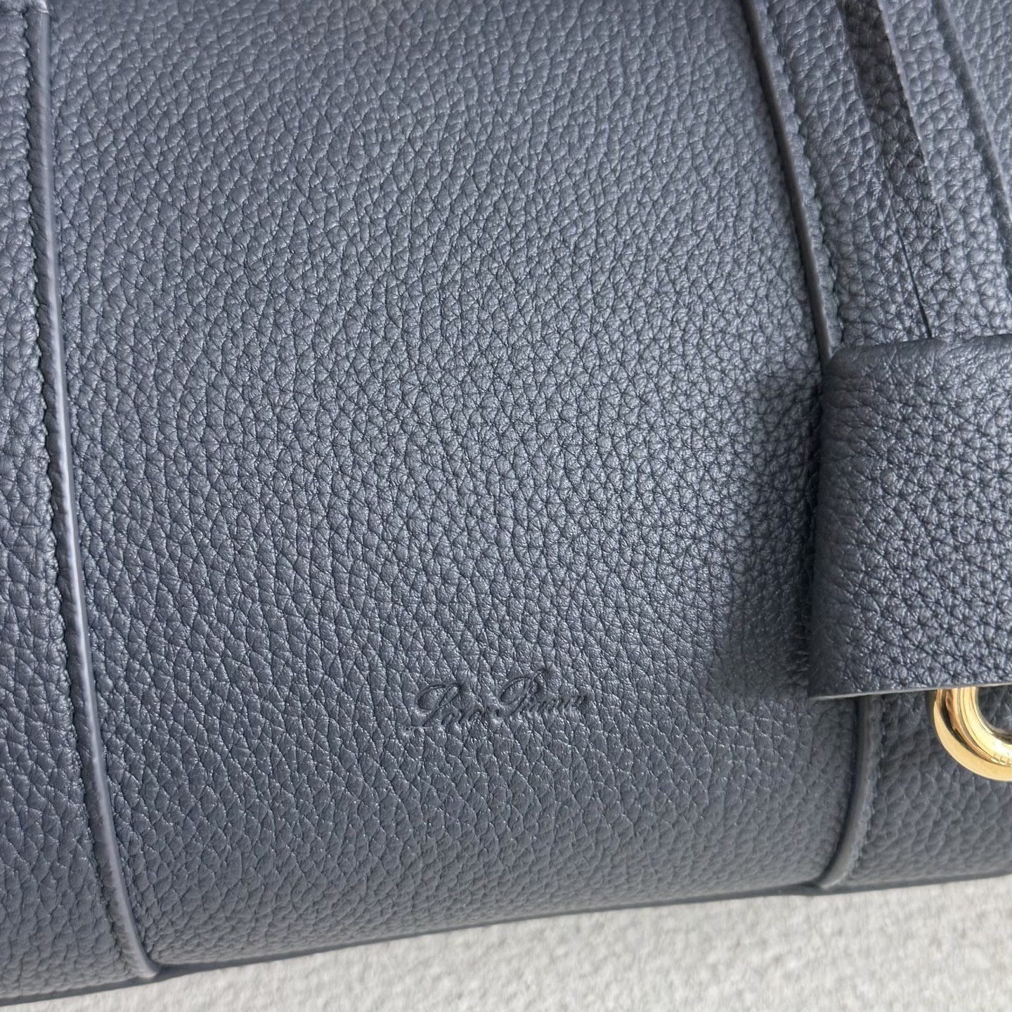 Loro Piana Loom L25 Calfskin Deep Royal Blue 25x18x12.5cm