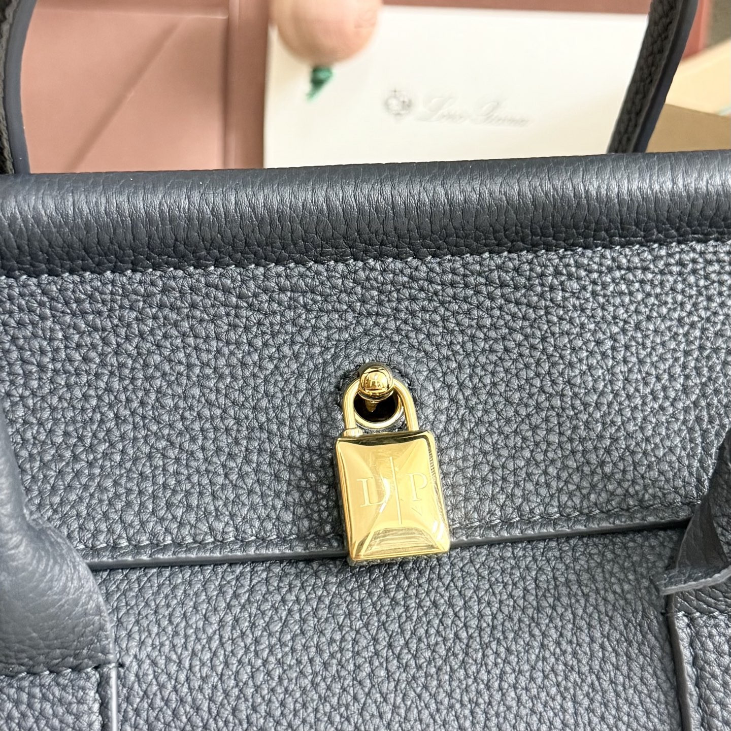 Loro Piana Loom L25 Calfskin Deep Royal Blue 25x18x12.5cm