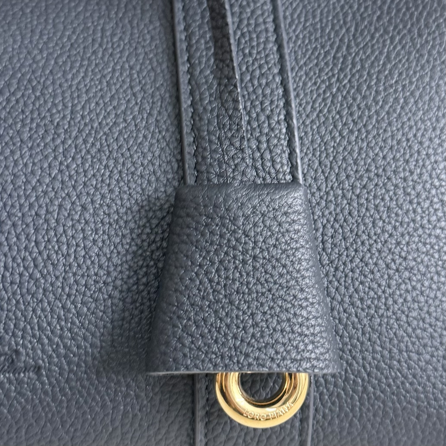 Loro Piana Loom L25 Calfskin Deep Royal Blue 25x18x12.5cm