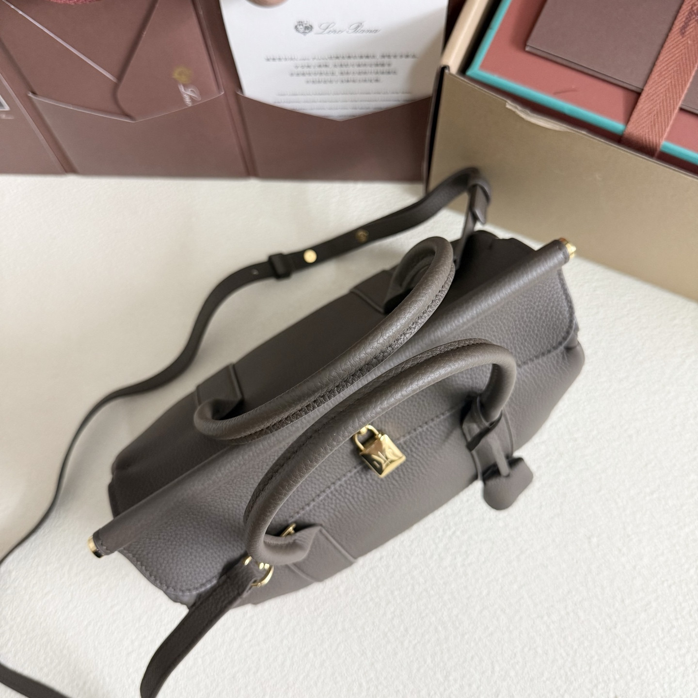 Loro Piana Loom L25 Calfskin 25x18x12.5cm