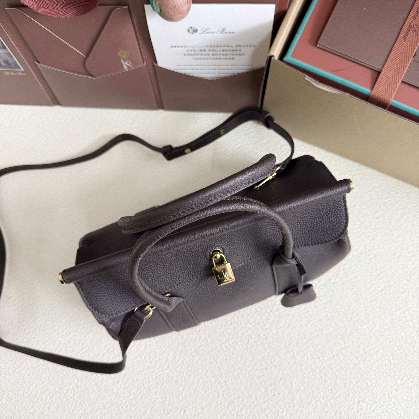 Loro Piana Loom L25 Calfskin 25x18x12.5cm