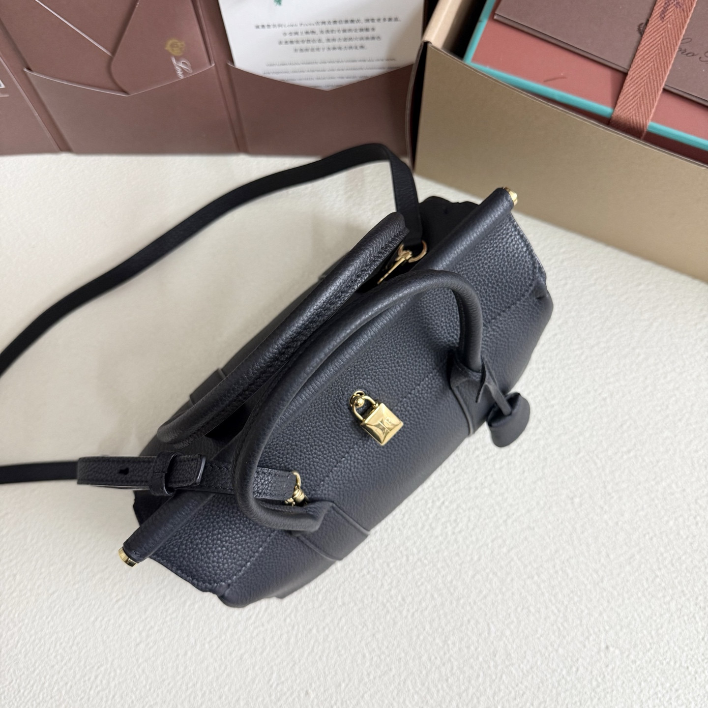 Loro Piana Loom L25 Calfskin 25x18x12.5cm