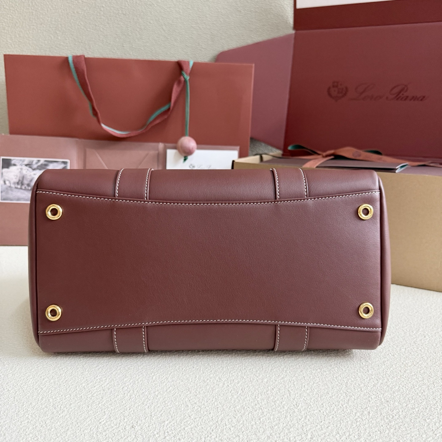 Loro Piana Loom L32 Calfskin 33x23x18cm