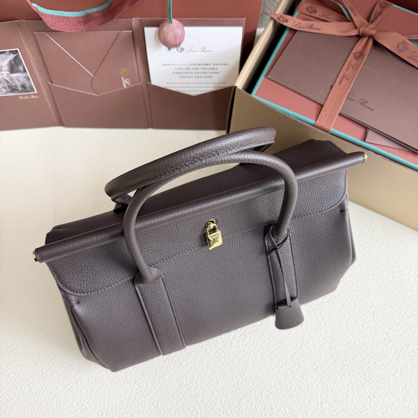 Loro Piana Loom L32 Calfskin 33x23x18cm