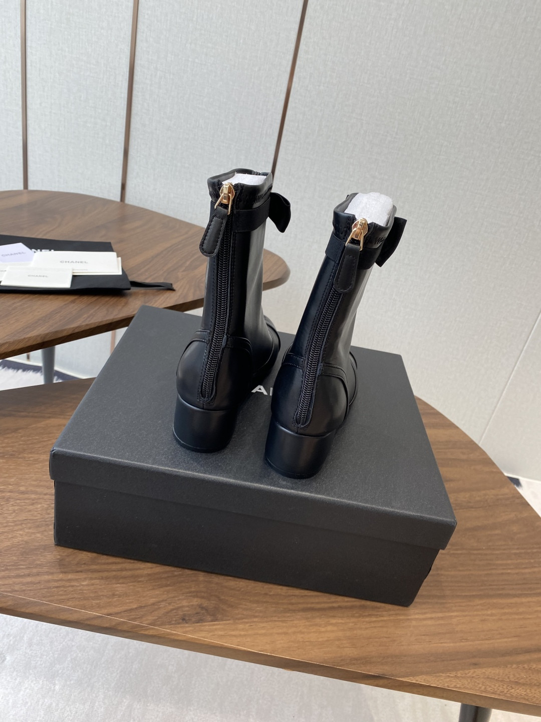 UA Chanel Short Boots 5cm Heel