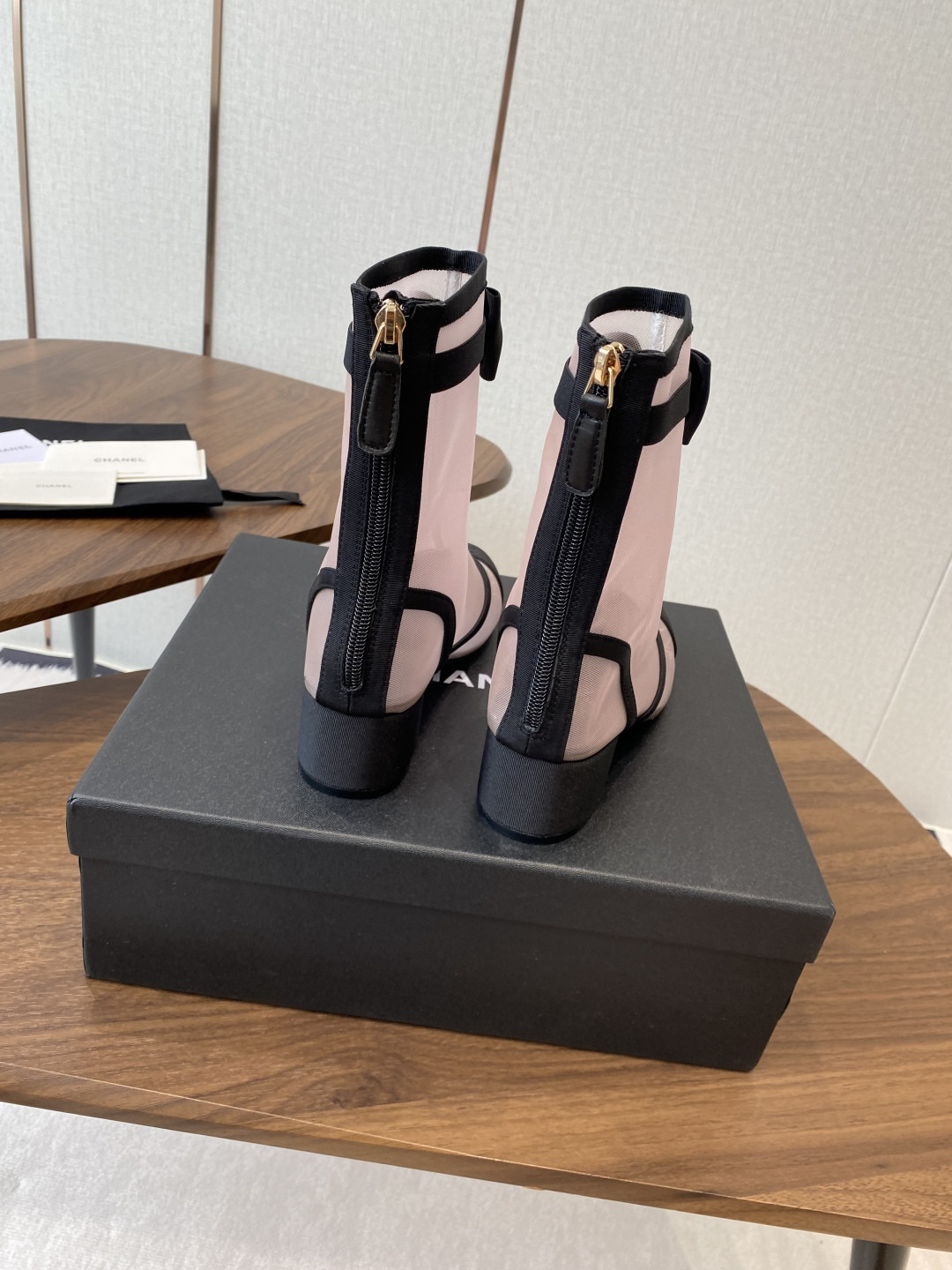 UA Chanel Short Boots 5cm Heel