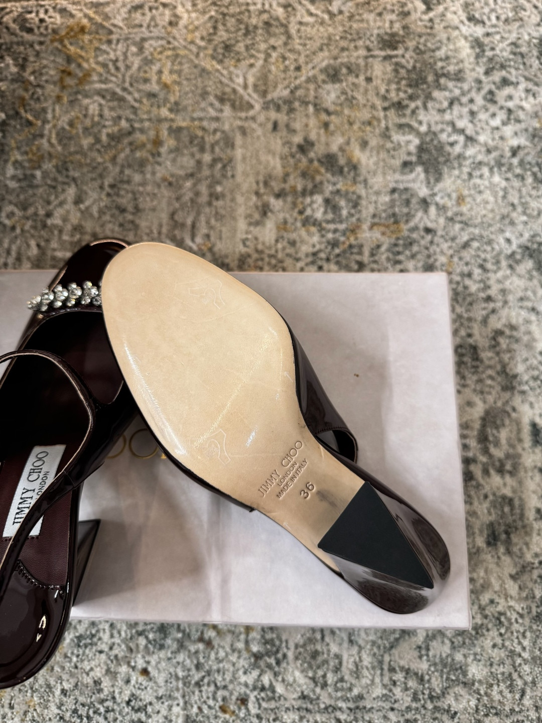 UA Jimmy Choo Belinda SlingBacks 7cm